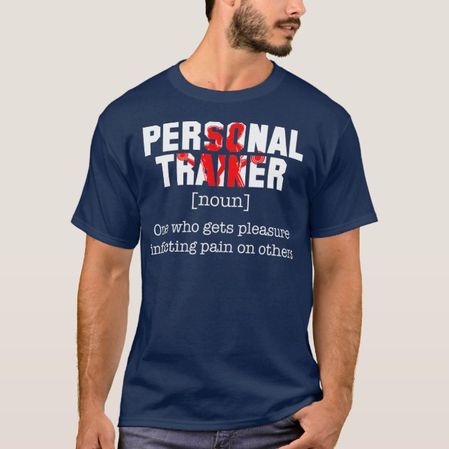 Definition Workout för personutbildare, funny Älsk T Shirt (Framsida)