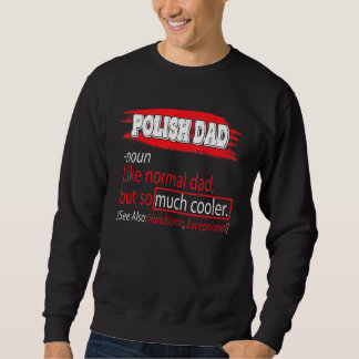 Definitionen av Pappa är så mycket kylare Fars dag Lång Ärmad Tröja