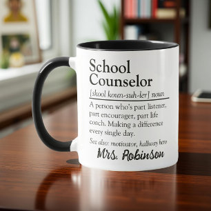 Definitionsbedömning för skolrådgivare mugg