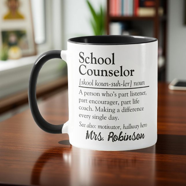 Definitionsbedömning för skolrådgivare mugg (Skapare uppladdad)