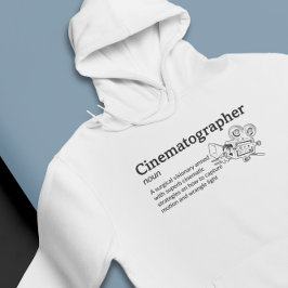 Definitionsljus för biograf - filmmakare hoodie