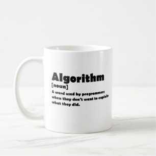 Definitionsprogram för algoritm, funny ordlista kaffemugg