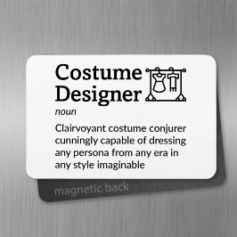 Definitionsuppsättning för Costume Designer Life 4 Magnet