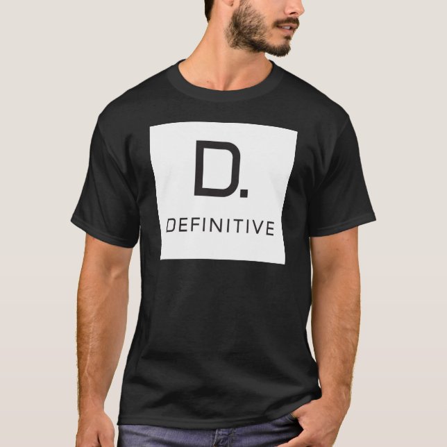 Definitiv teknologi tee shirt (Framsida)