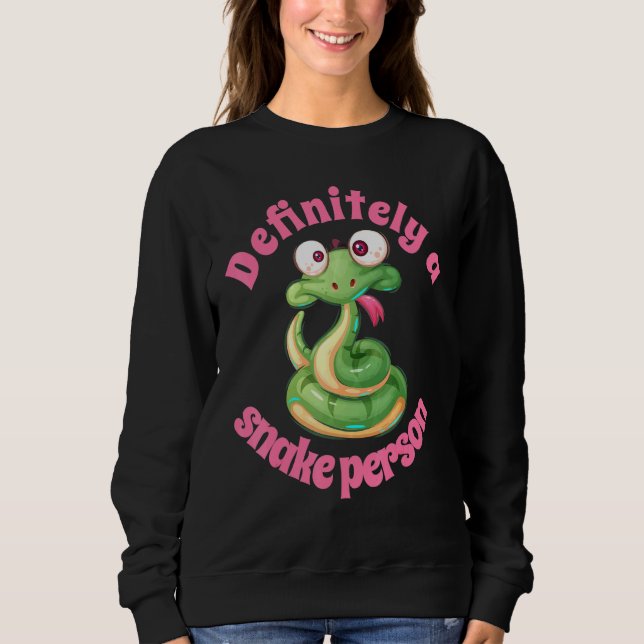 Definitivt en Orm Person Reptile T Shirt (Framsida)