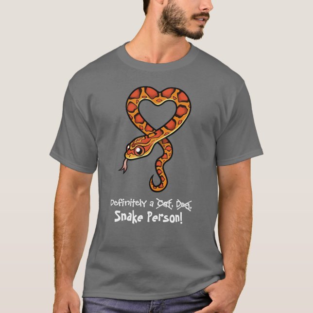 Definitivt en Orm Person T Shirt (Framsida)