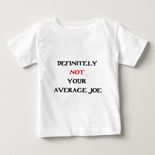 DEFINITIVT INTE DITT "GENOMSNITTLIGA JOBE" TEE (Framsida)