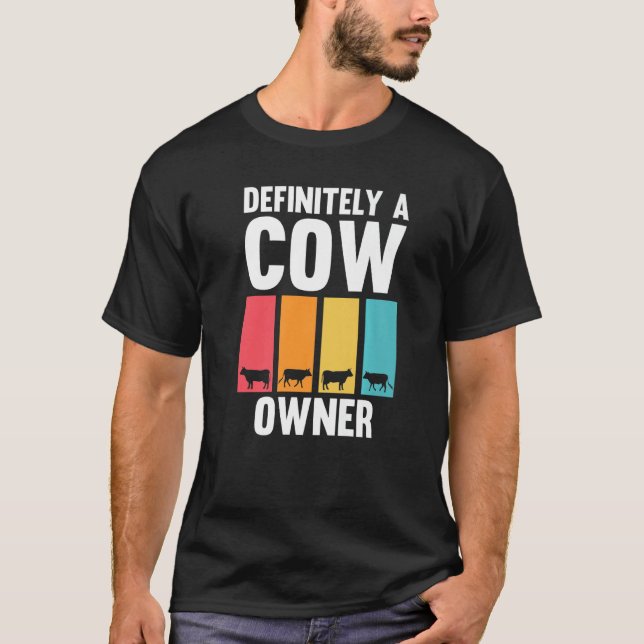 Definitivt Kojägare Ko Kor Gård T Shirt (Framsida)