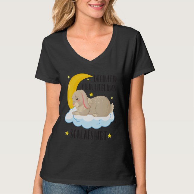 Definitivt min favoritsömnkanin t shirt (Framsida)