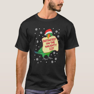 Definitivt på Naughty List Parrot I Male Eclectus T Shirt