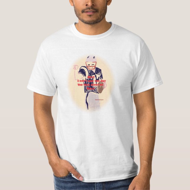Deflatriots skjorta tee shirt (Framsida)