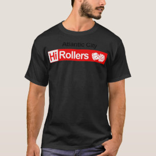 Defunct Atlanta City Hi Rollers Basketball CBA T Shirt