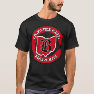 Defunct Barons NHL Hockey 1977 T Shirt