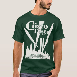 Defunct Crisco Disco 70-talets 80-tal Gay Nightklu T Shirt