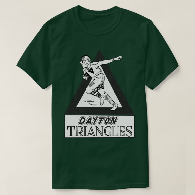 Defunct Dayton Triangles 1920 T Shirt (Design framsida)