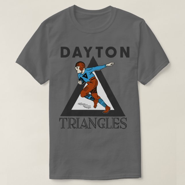 Defunct Dayton Triangles 1929 T Shirt (Design framsida)