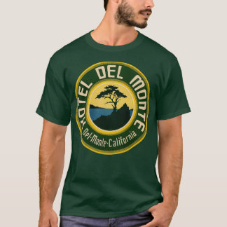 Defunct Hotel Del Monte California Luggage Label T Shirt