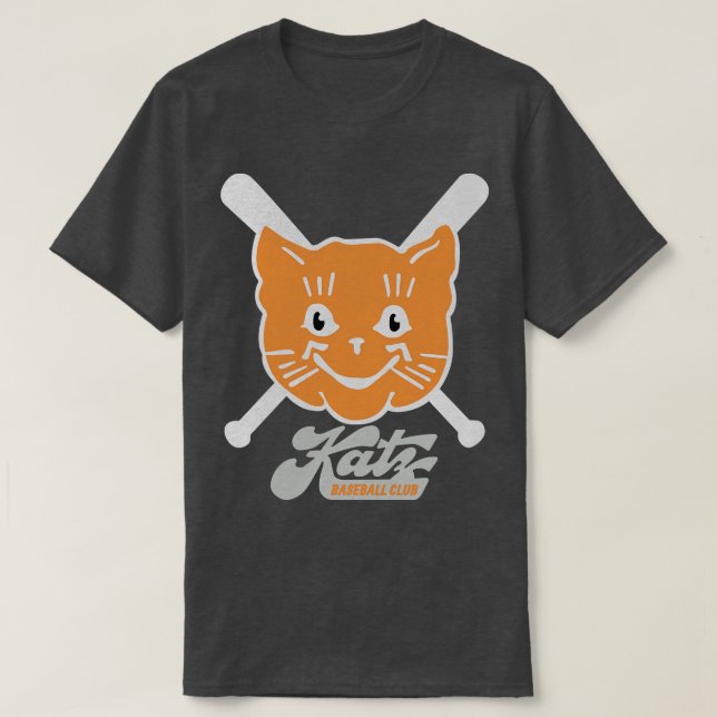 Defunct Kansas City Katz Baseball Klubb 1961 T Shirt (Design framsida)