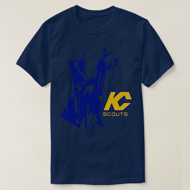 Defunct Kansas City Scouts NHL Hockey 1975 T Shirt (Design framsida)