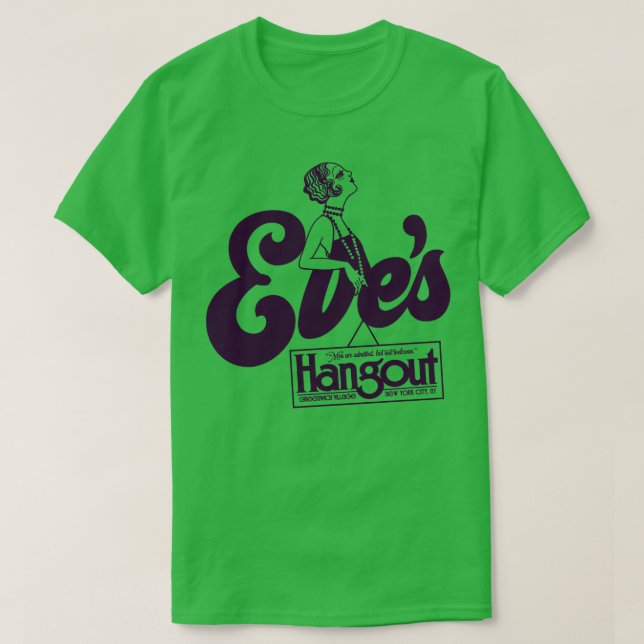 Defunct Kväll Hangout 70-talets 80-årsjubileum Les T Shirt (Design framsida)