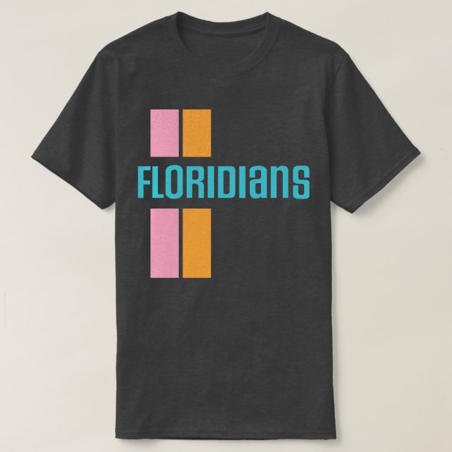 Defunct Miami Floridians ABA Basketball 1971 T Shirt (Design framsida)