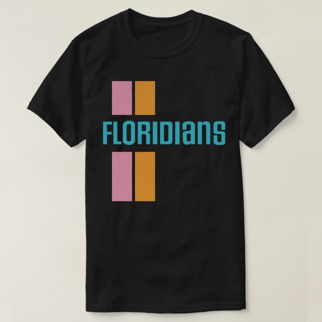 Defunct Miami Floridians ABA Basketball 1971 T Shirt (Design framsida)
