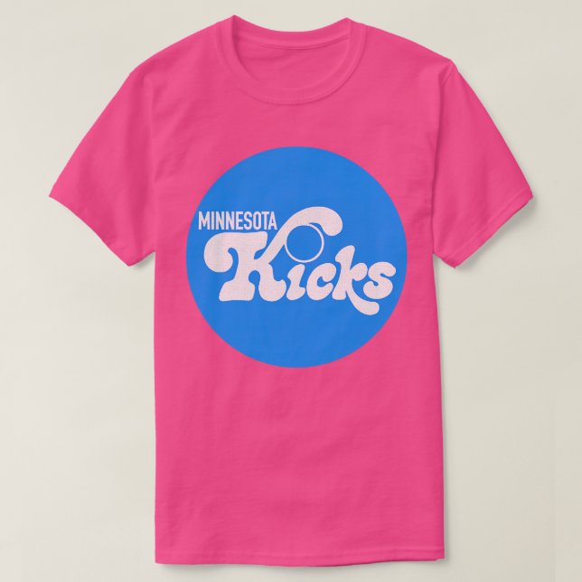 Defunct Minnesota Kicks NASL 1976 T Shirt (Design framsida)