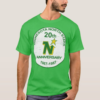 Defunct Minnesota North Stars Hockey 1987 T Shirt