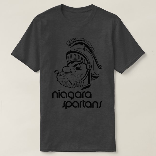 Defunct Niagara Spartans 1979 T Shirt (Design framsida)