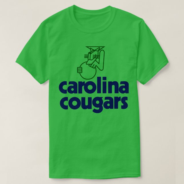 Defunct olina Cougars ABA Basketball 1969 T Shirt (Design framsida)
