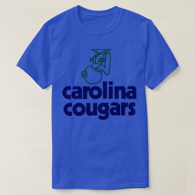 Defunct olina Cougars ABA Basketball 1969 T Shirt (Design framsida)