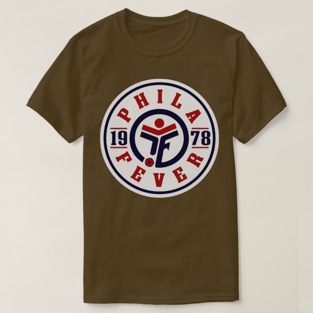 Defunct Philadelphia Fever MISL 1978 T Shirt (Design framsida)