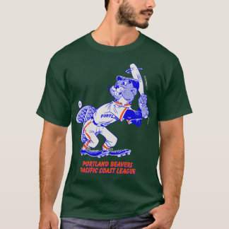 Defunct Portland Beavers PCL Baseball 1972 T Shirt