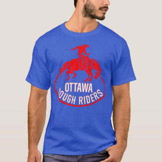 Defunct Rough Riders Canadian 1978 T Shirt