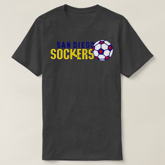 Defunct San Diego Sockers NASL 1984 T Shirt (Design framsida)