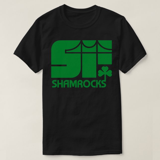 Defunct San Francisco Shamrocks Hockey TShirt T Shirt (Design framsida)