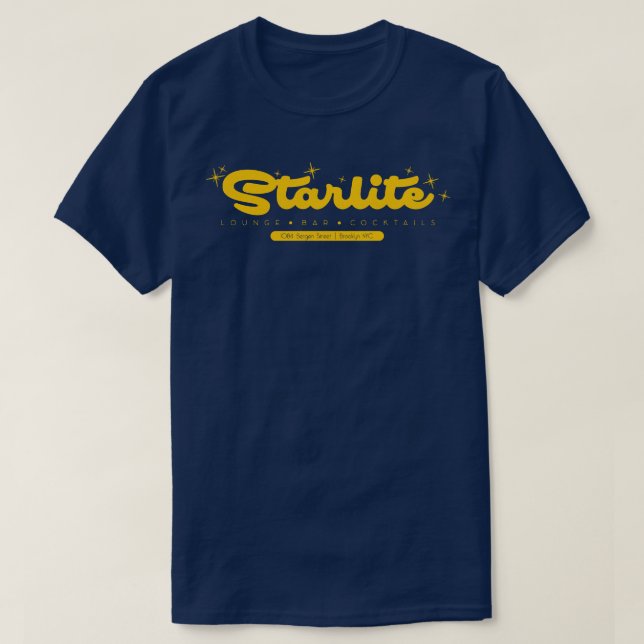 Defunct Starlite Lounge Pub Gay Nightubben NYC T Shirt (Design framsida)