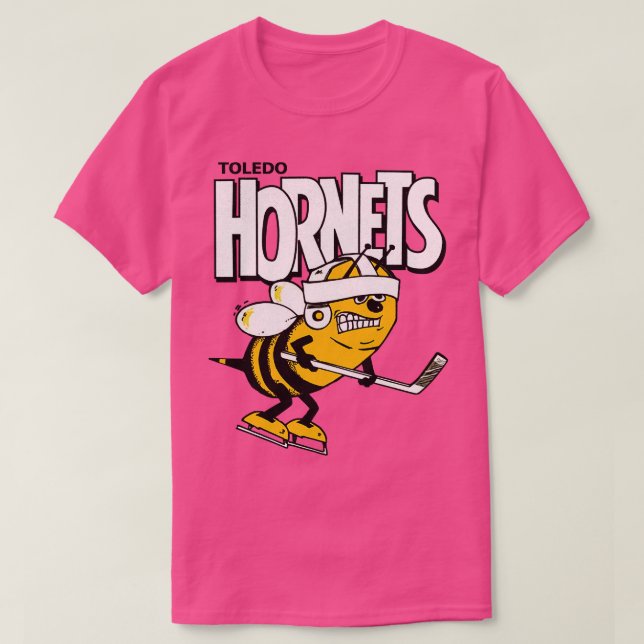 DEFUNCT Toledo Hornets Hockey T Shirt (Design framsida)