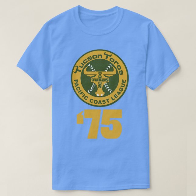 Defunct Tucson Toros Minor League Baseball 1975 1 T Shirt (Design framsida)