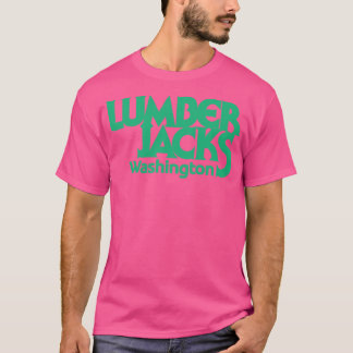 Defunct Washington Lumberjacks WBA Basketball 1978 T Shirt