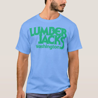 Defunct Washington Lumberjacks WBA Basketball 1978 T Shirt