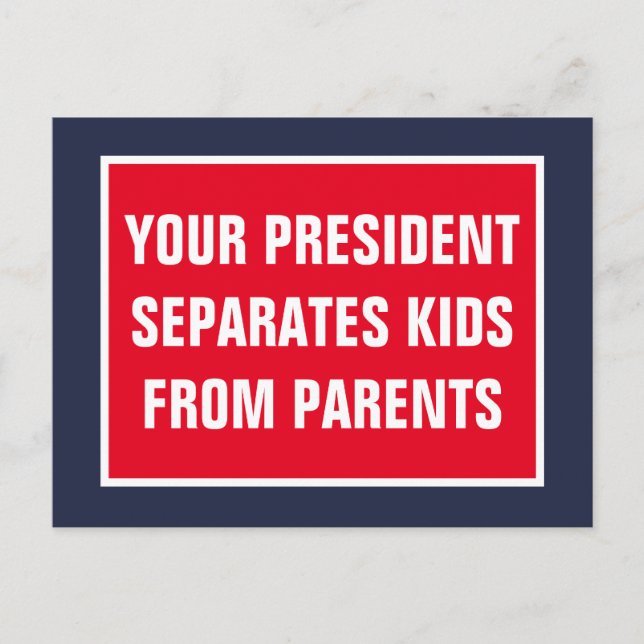 Defund DHS/ICE Congress Call to Action Vykort (Framsida)