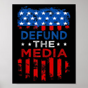 Defund Media Anti Fake News Defund Media Tank Poster
