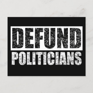 Defund Politikar Vykort