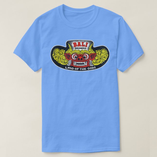 Defundet BALI Indonesia Tourist Souvenir Luggage L T Shirt (Design framsida)
