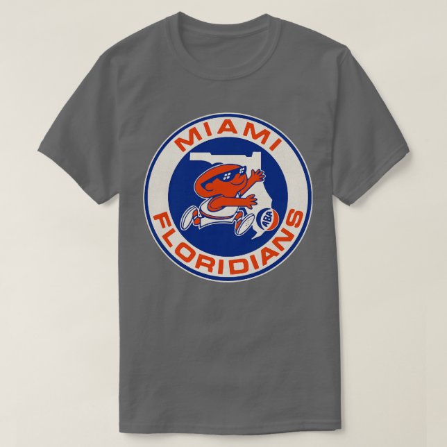 Defundet Miami Floridians Basketball Team 2 T Shirt (Design framsida)