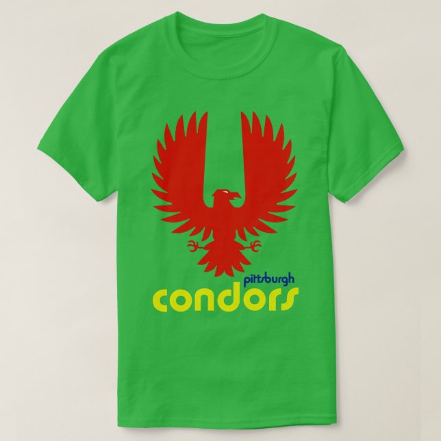 Defundet Pittsburgh Condors ABA Basketball T Shirt (Design framsida)