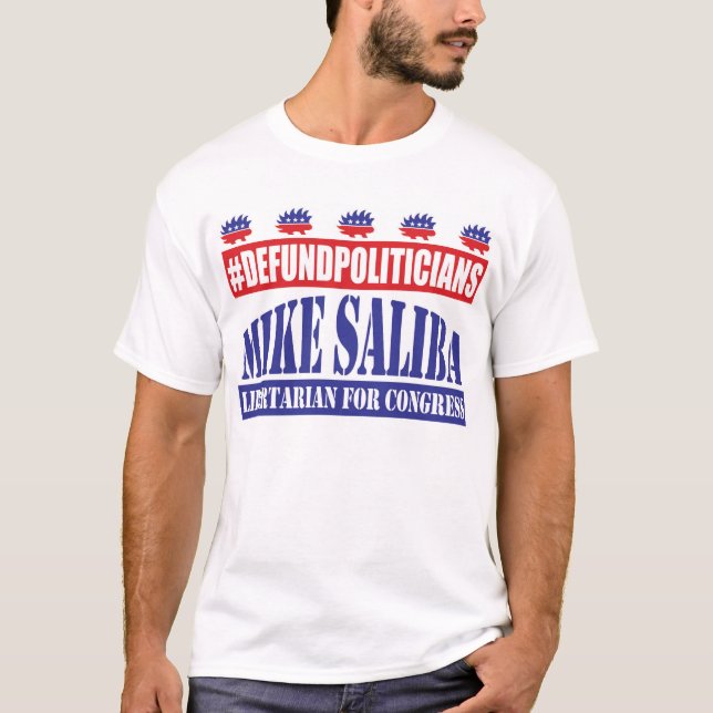 #DefundPoliticans Uni T-Shirt  (Framsida)