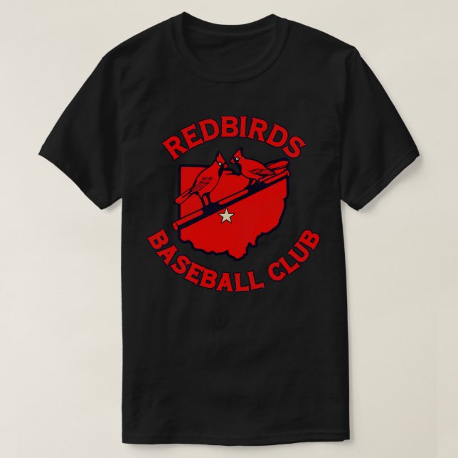 Defundra Columbus Redbird Baseball Team T Shirt (Design framsida)