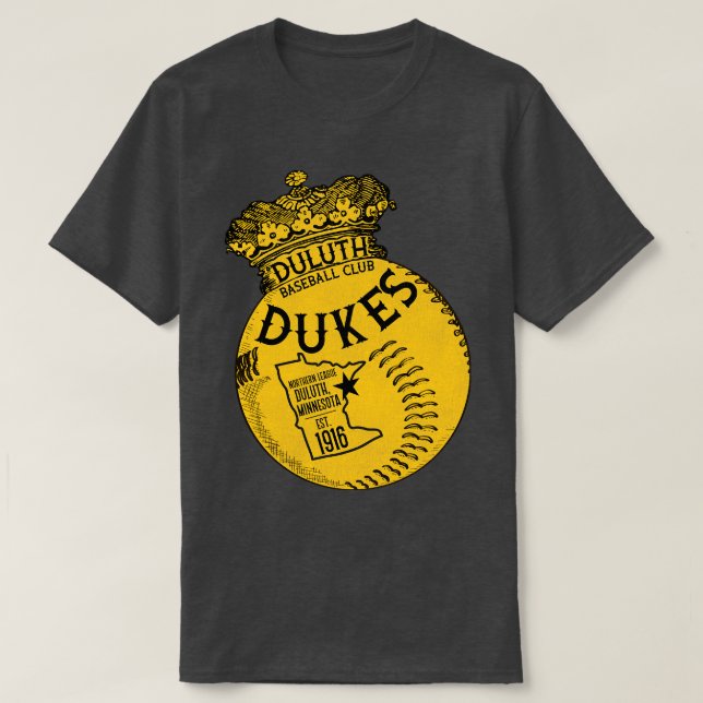 Defundra Duluth Dukes Baseball Team T Shirt (Design framsida)
